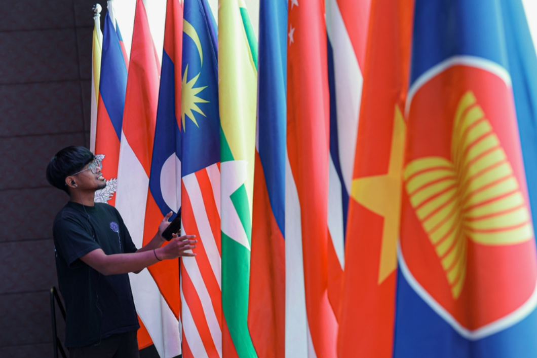 ASEAN flags